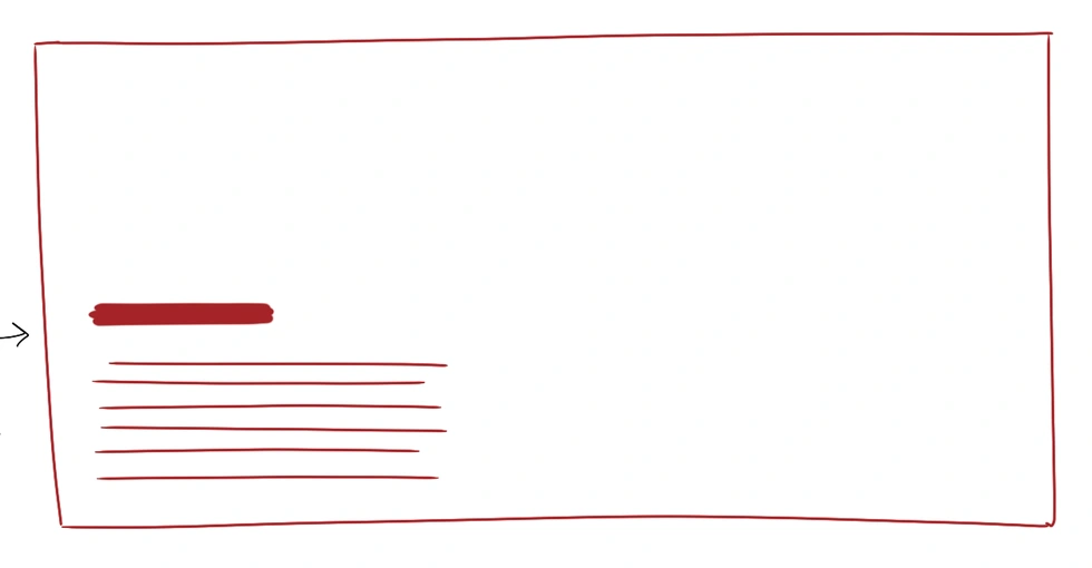 Uma’s red drawing of the Care Vigour opening